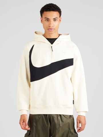 Nike Sportswear Sportsweatshirt in Wit: voorkant