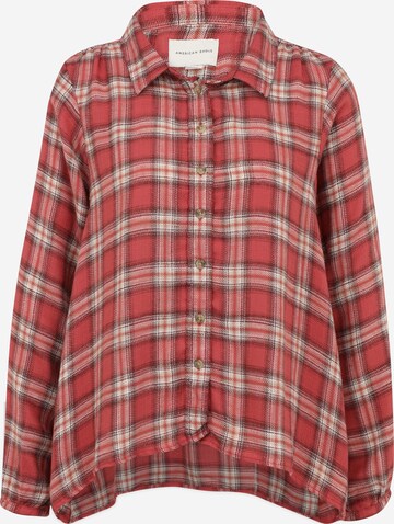 Camicia da donna di American Eagle in rosso: frontale