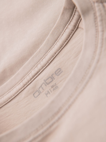 Ombre Shirt in Beige