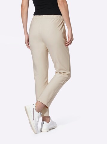 Regular Pantaloni de la heine pe bej