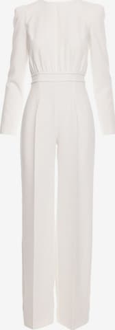 Numoco Jumpsuit 'Overall Adele' in Weiß: Vorderseite