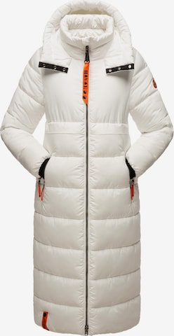 NAVAHOO Winter coat in White: front