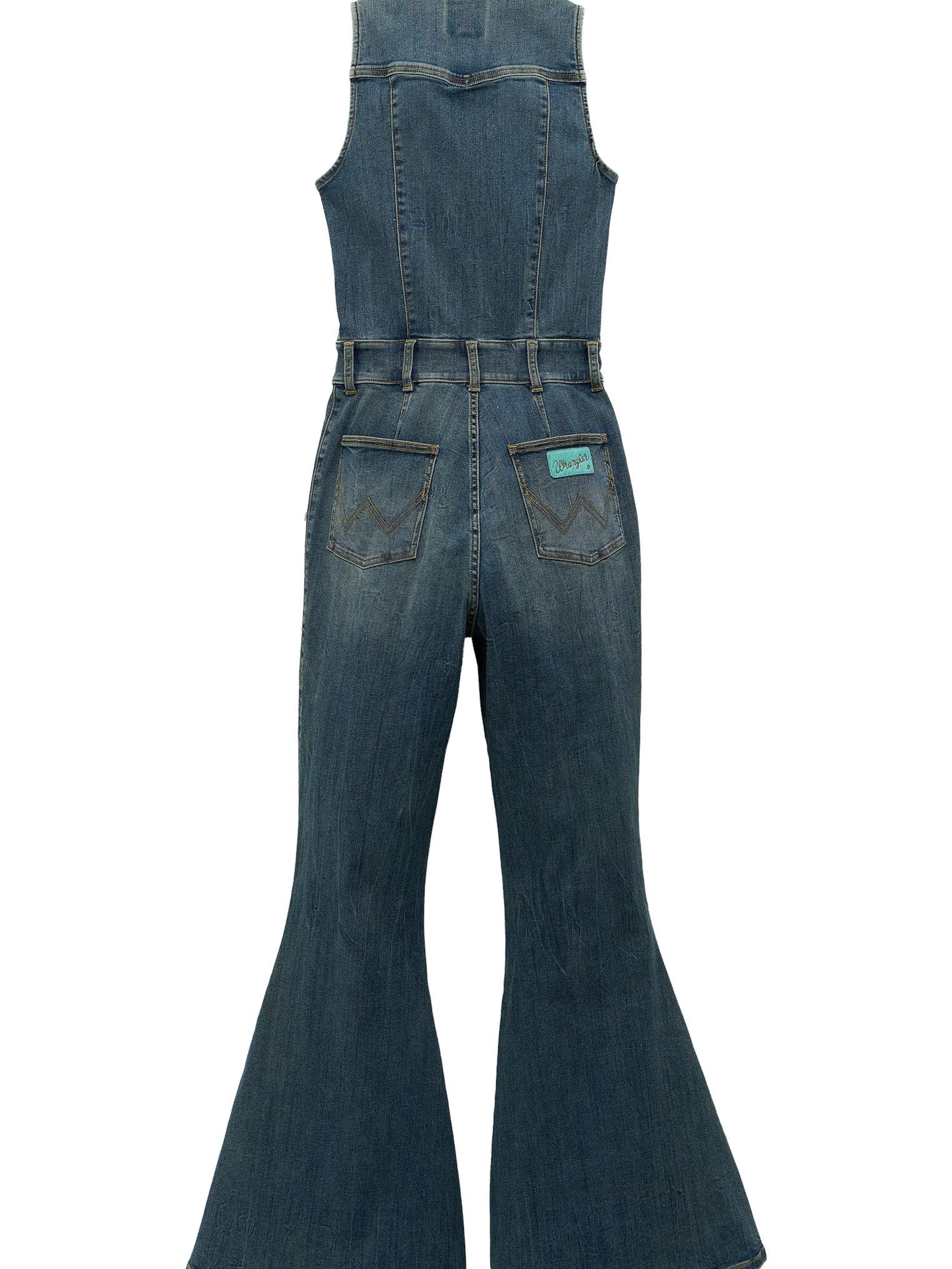 WRANGLER Jumpsuit 'Denim Catsuit'‌‌‌‌‌‌‌ in Blau