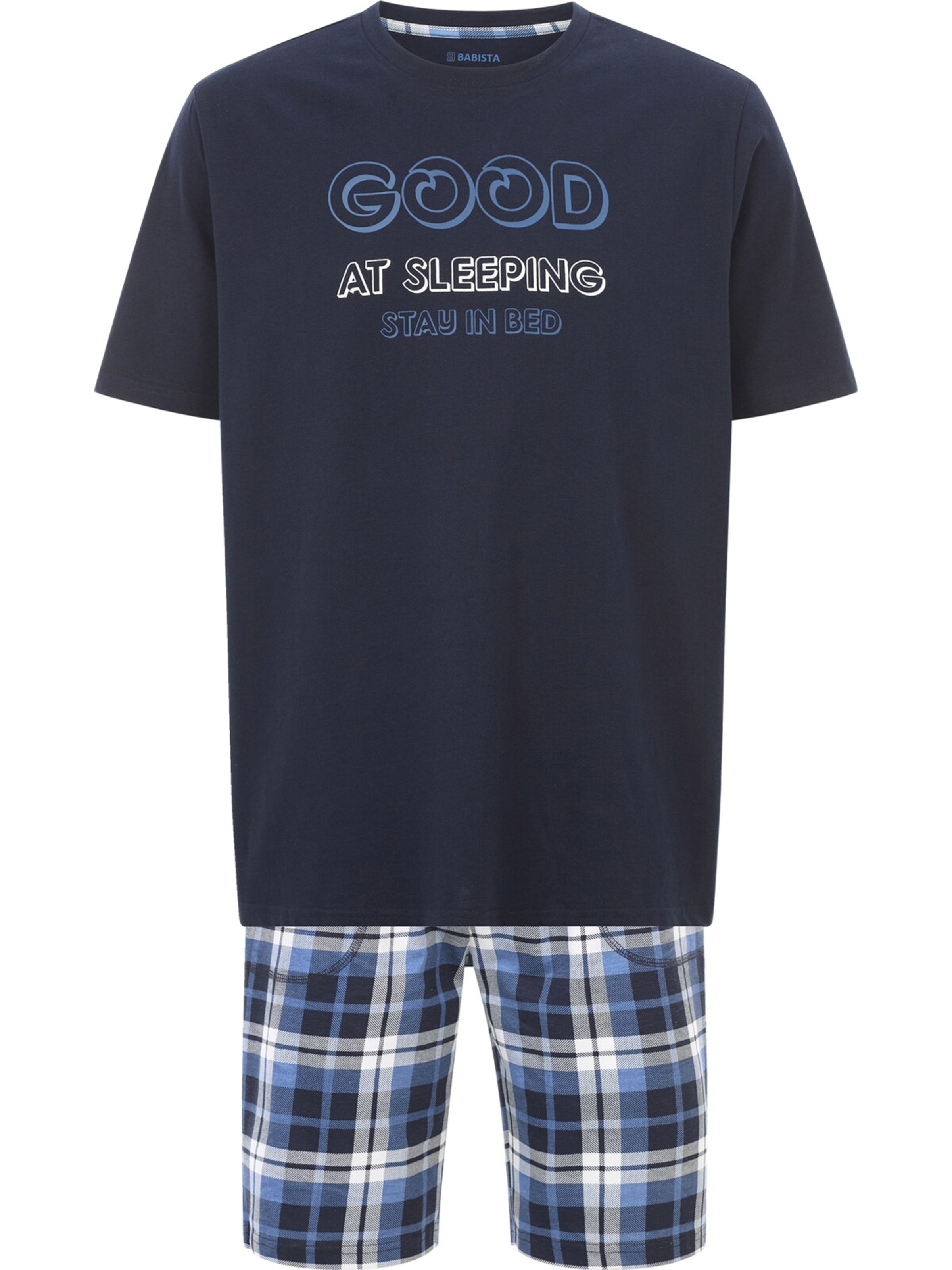 BABISTA Pyjama 'Angefizzi' in Blau: Vorderseite