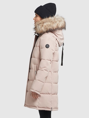 khujo Winter Coat 'Cloren' in Pink