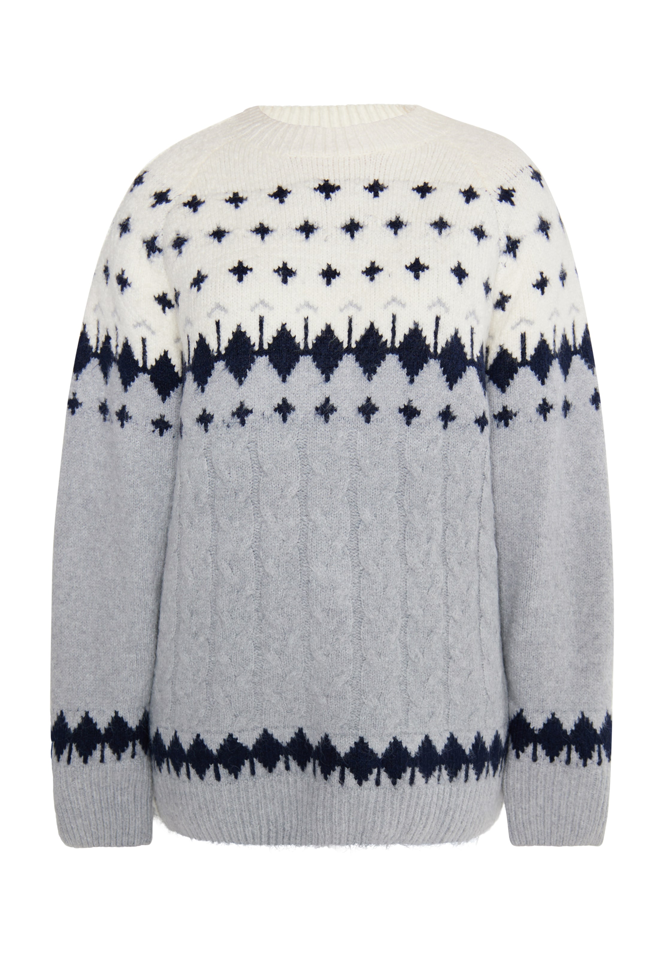 pilka usha BLUE LABEL Megztinis: priekis