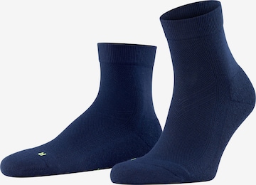 FALKE Athletic Socks in Blue: front