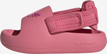 ADIDAS ORIGINALS - Zapatos abiertos 'Adifom Adilette' en rosa: frente