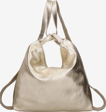 Gave Lux Schultertasche in Silber: Vorderseite