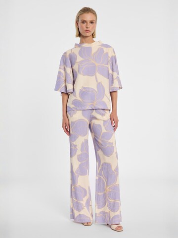 Ana Alcazar Regular Pants 'Dolla' in Purple