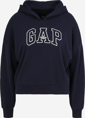 Gap Petite Sweatshirt in Blue: front