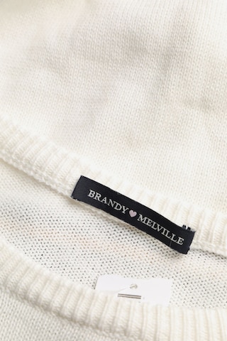 Brandy Melville Baumwoll-Pullover M in Weiß