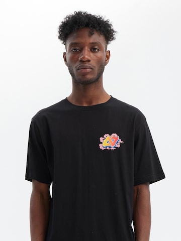 hydroponic - Camiseta 'Hydroponic x Naruto Group Graphic T-Shirt' en negro: frente