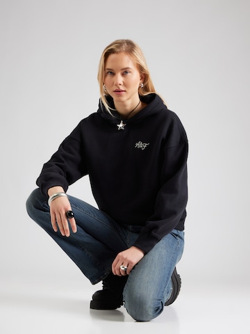 Abercrombie & Fitch Mikina 'SUNDAY' – černá: přední strana