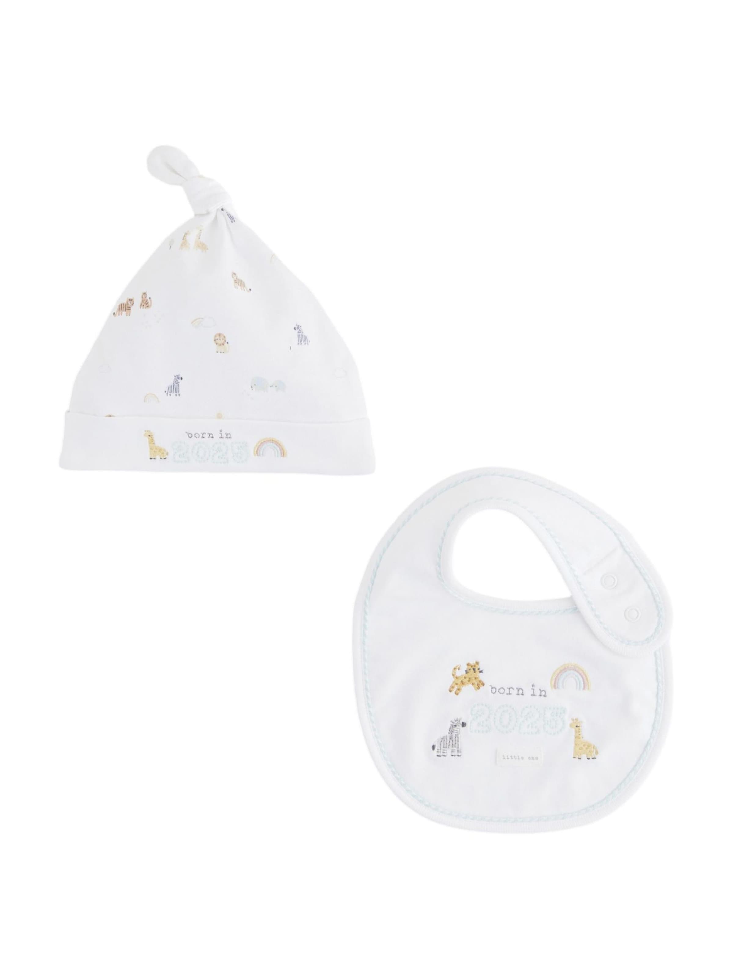Next Zestaw 'Born in 2025' w kolorze biały: przód