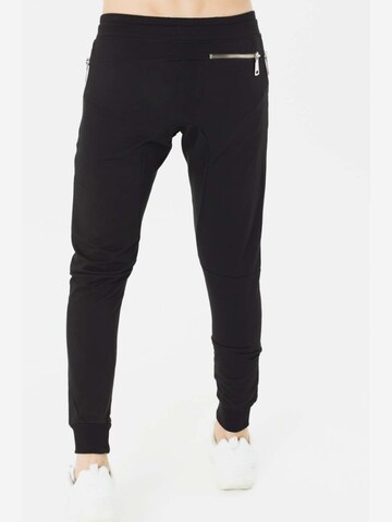 SCR. Slimfit Sportbyxa 'NEDRO' i svart