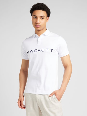 Hackett London Poloshirt 'ESSENTIAL' in Weiß: predná strana