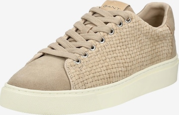 Baskets basses GANT en beige : devant