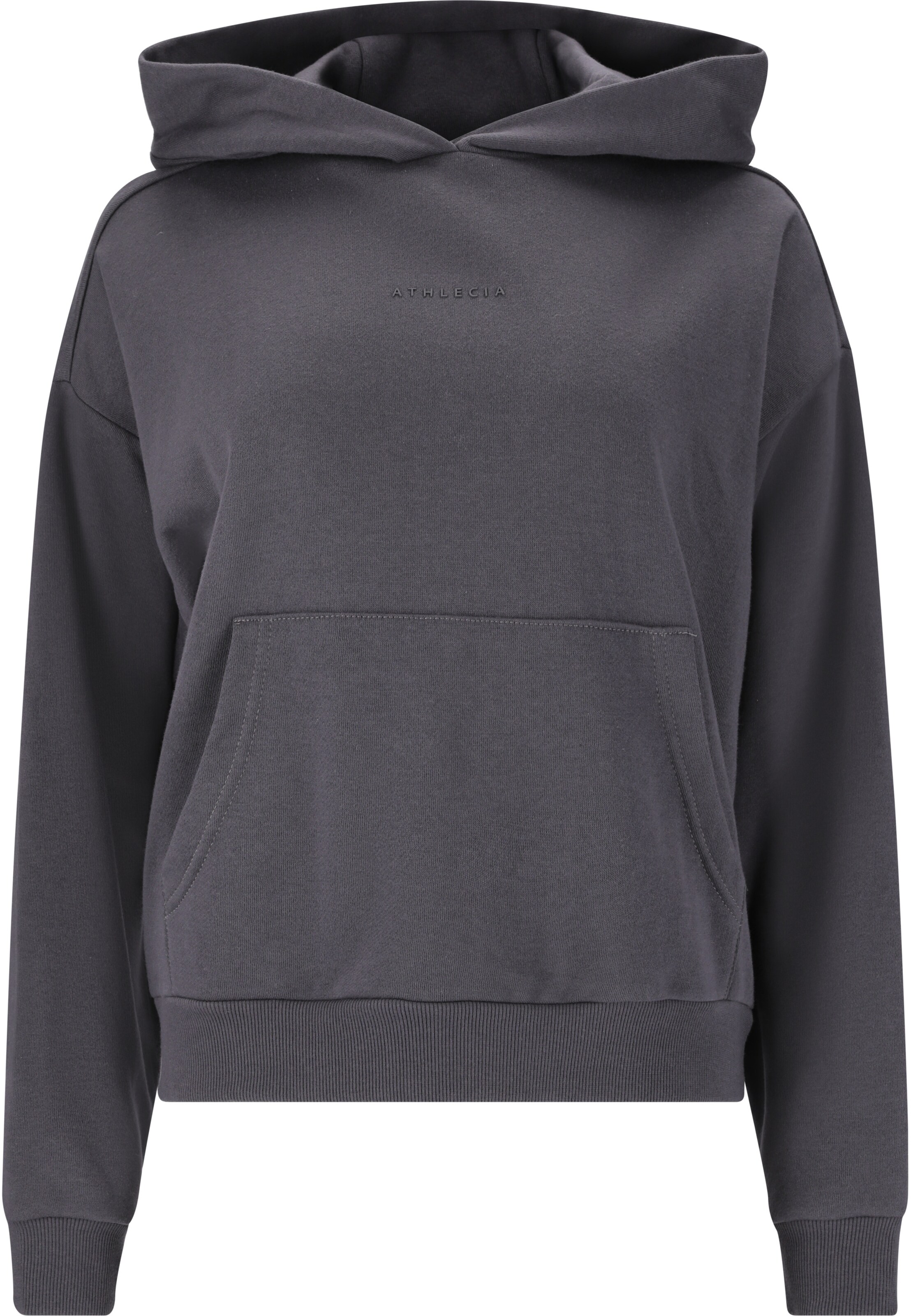 Athlecia Kapuzenpullover 'Ruthie' in Grau: Vorderseite