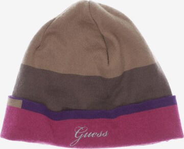 GUESS Hat & Cap in M in Brown: front