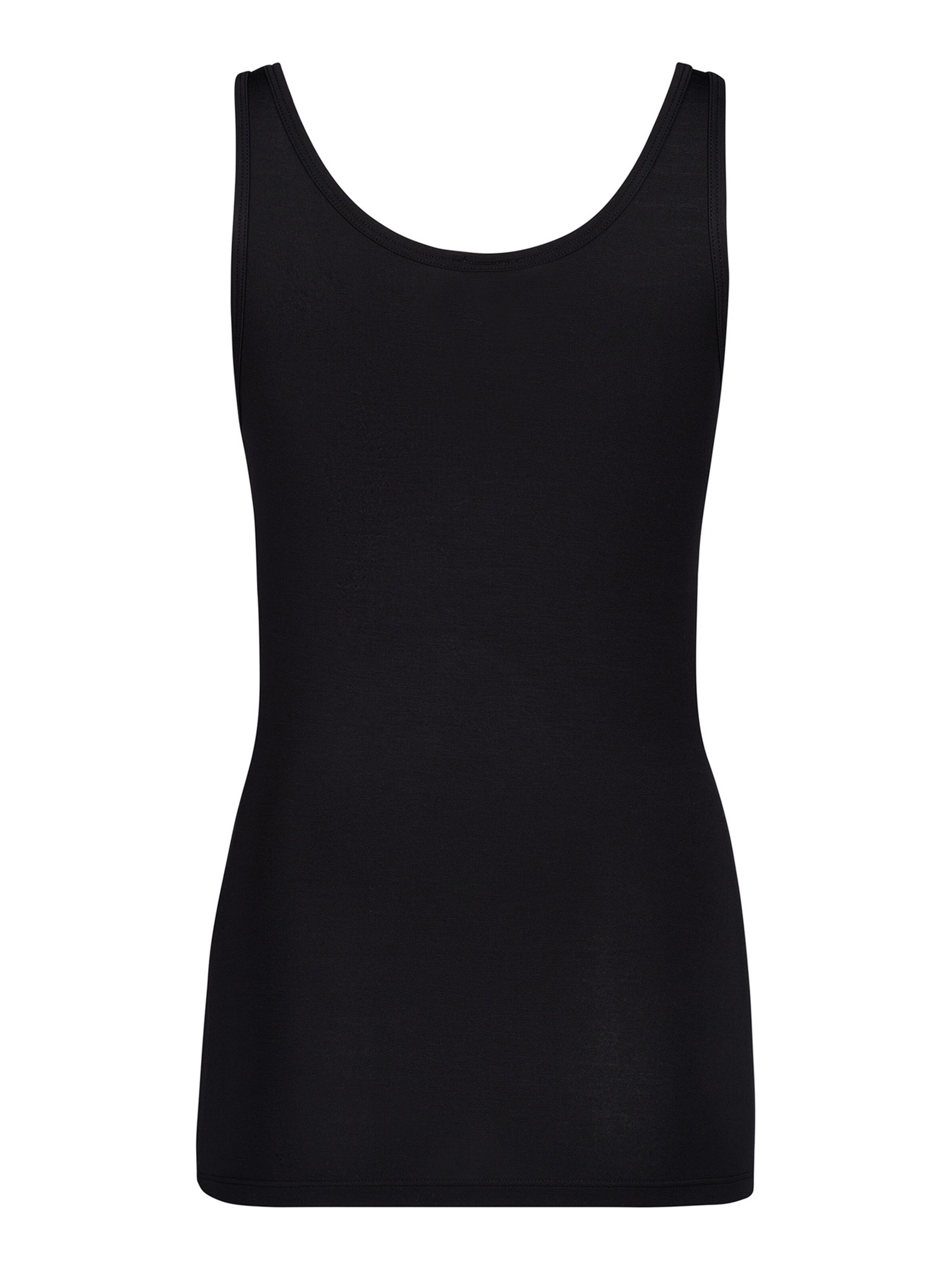 HUBER Top ' Soft Modal ' in Black