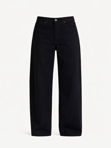 Baggy Jean 'Baggy Mid Rise' IT'S BASIC en noir : devant