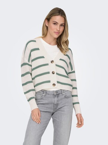 ONLY Knit Cardigan 'ONLCAROLNICE' in Beige: front