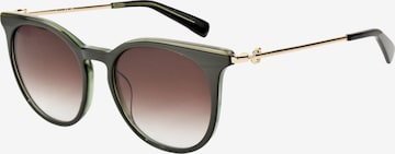 Lunettes de soleil Longchamp en vert : devant