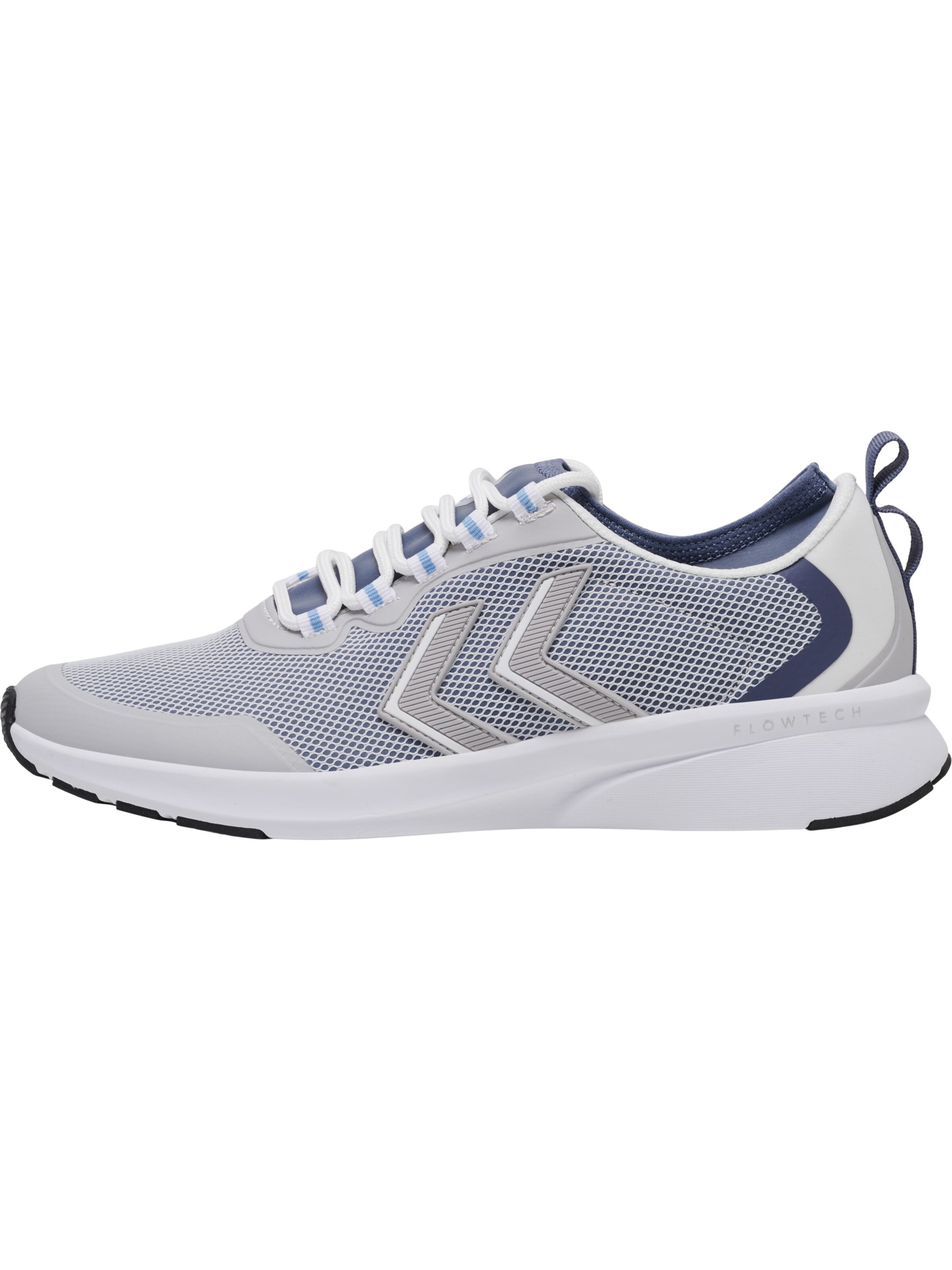 Hummel Platform trainers in Blue: front