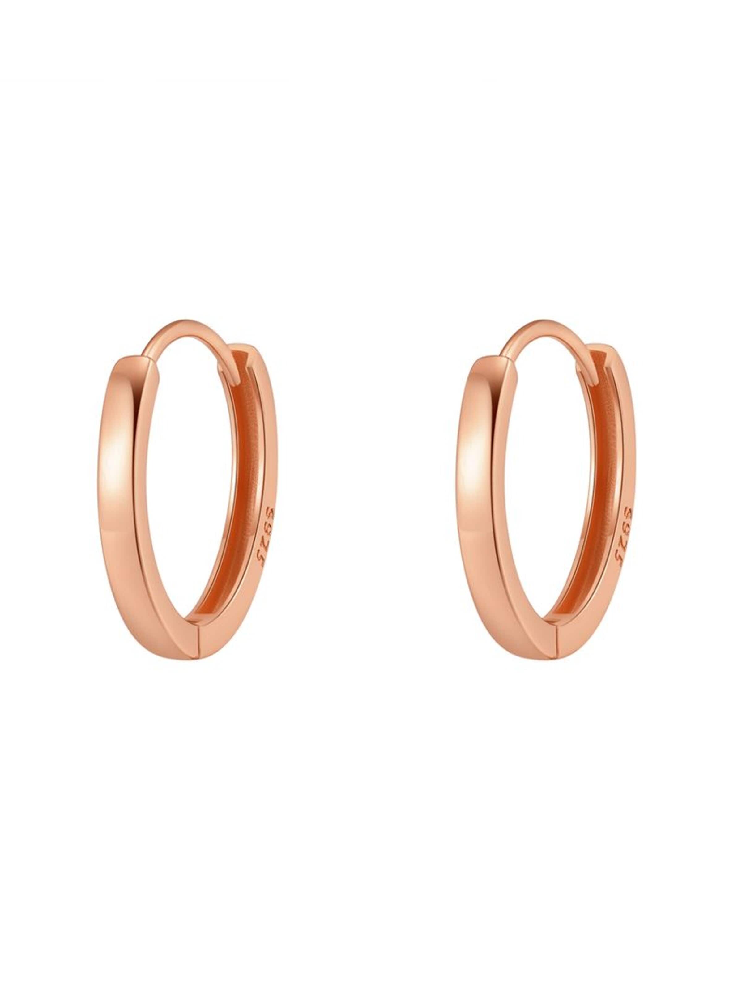 Boucles d'oreilles 'Large Band' Hey Happiness en or