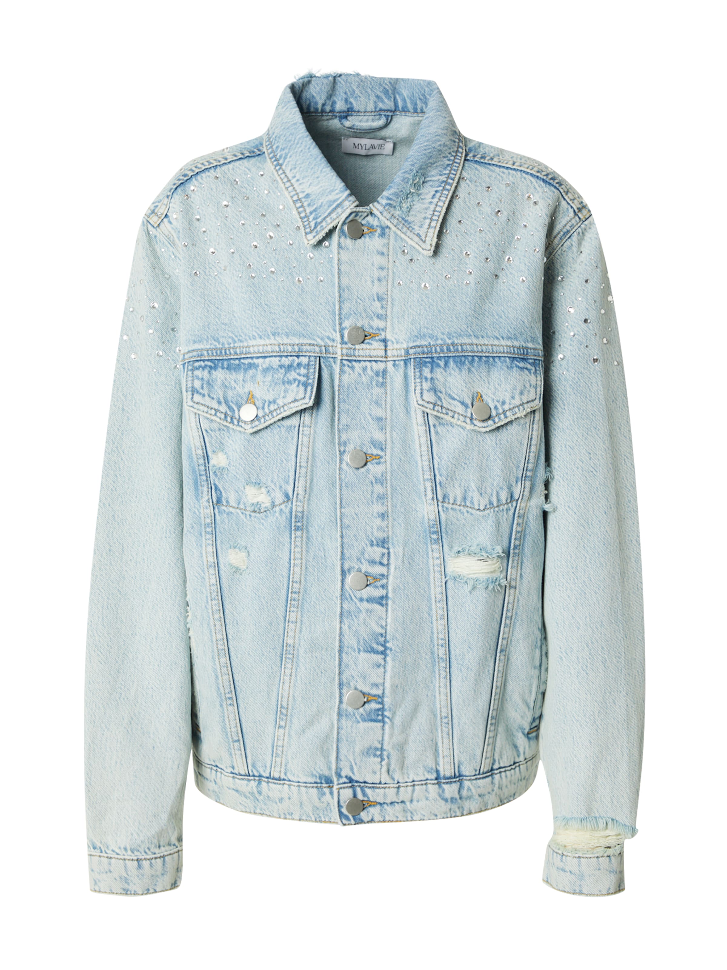 MYLAVIE by Sarah Harrison Φθινοπωρινό και ανοιξιάτικο μπουφάν σε μπλε: μπροστά