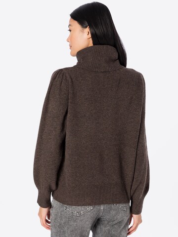 JDY Sweater 'RUE' in Brown