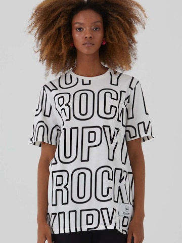 Rockupy Shirt 'Thore' in White: front