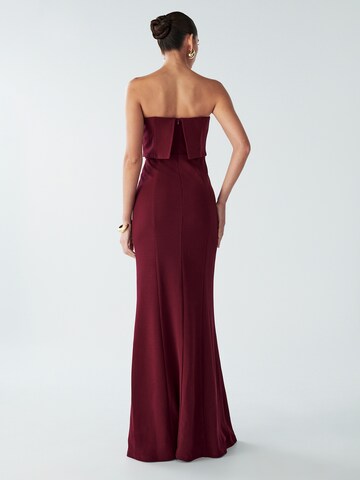 Willa Evening dress 'Trenton' in Red: back