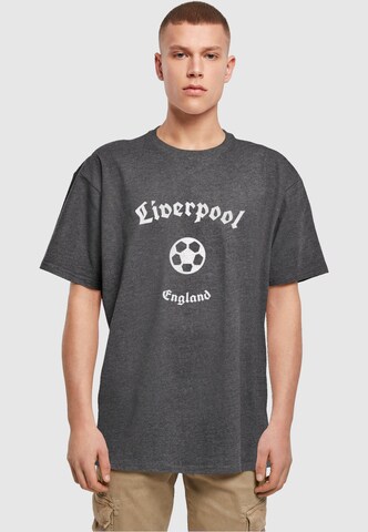 Merchcode Shirt 'Liverpool X' in Grijs: voorkant