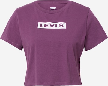 LEVI'S ® Tričko 'GR Cropped Jordie Tee' – fialová: přední strana
