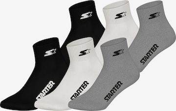 Chaussettes ' Quarter ' Starter en gris : devant