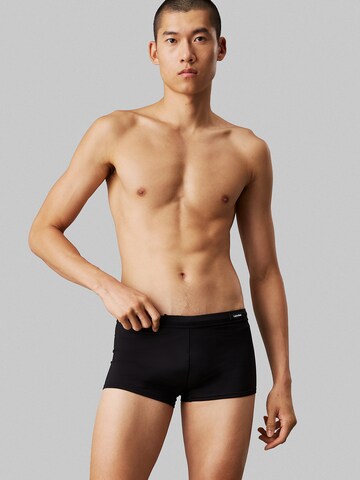 Calvin Klein Swimwear Badeshorts 'Essentials' in Schwarz: Vorderseite