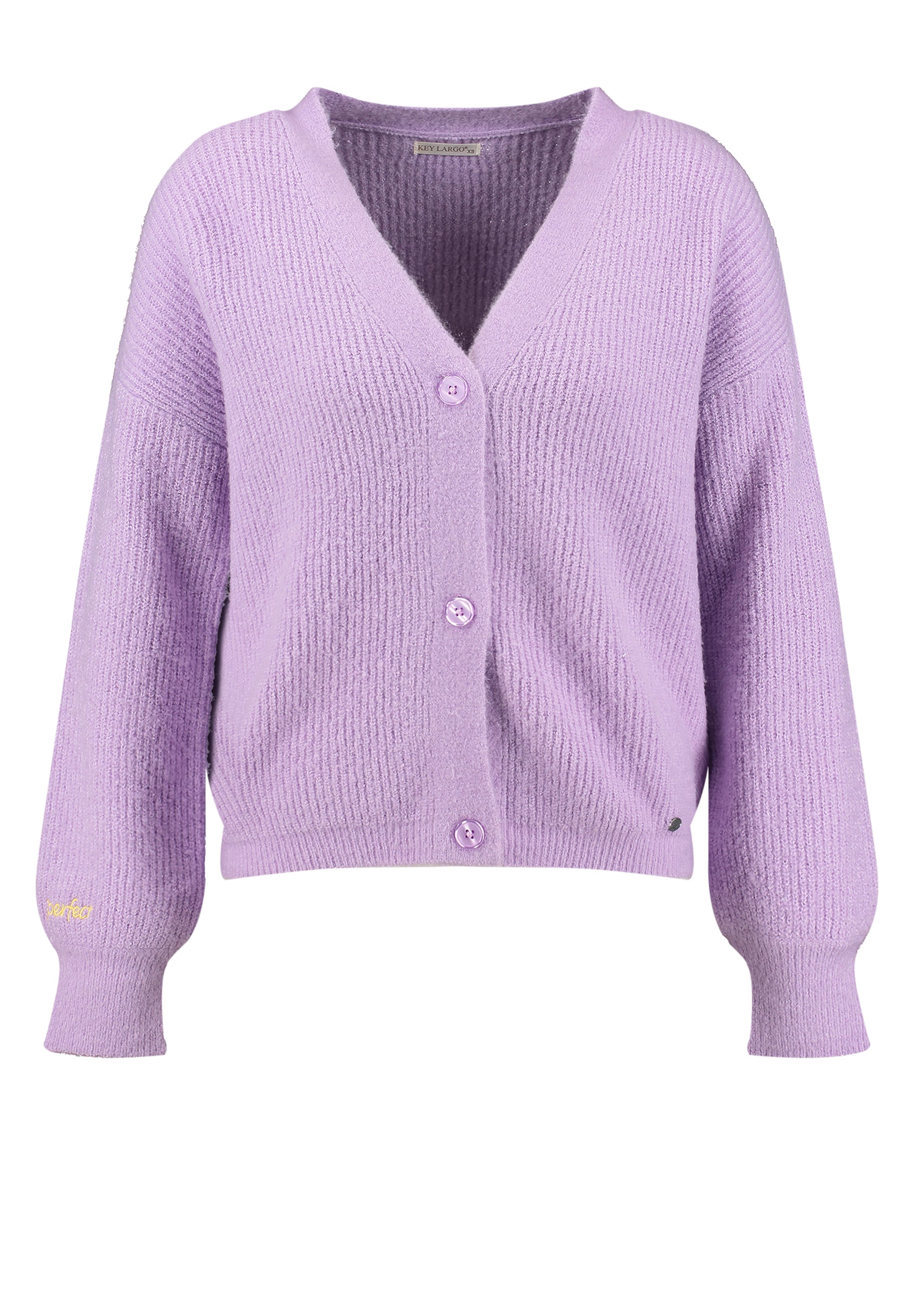 Cardigan 'CELINE' Key Largo en violet : devant