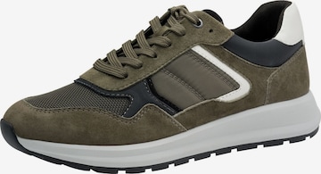 Baskets basses Tamaris en vert : devant