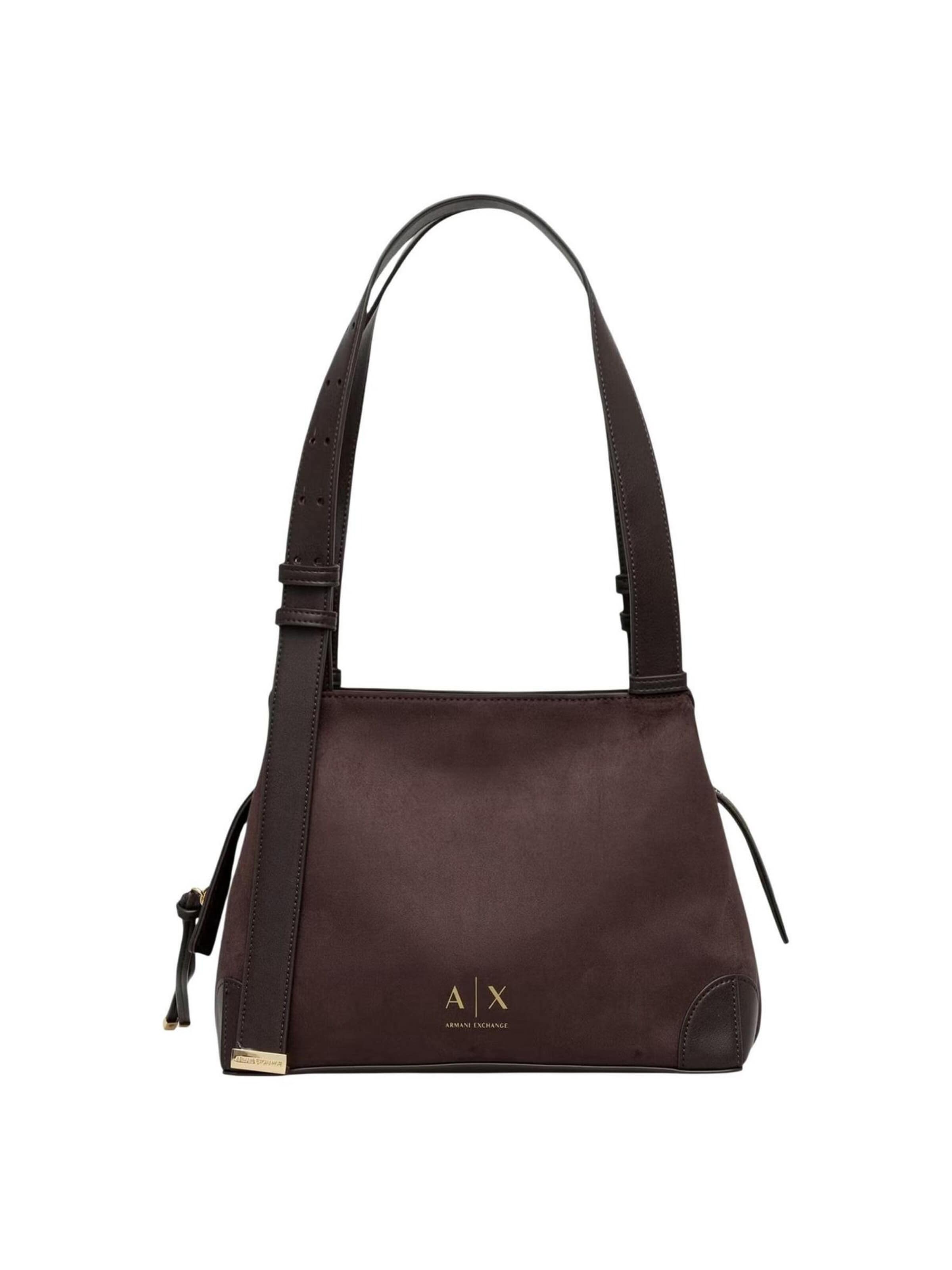 ARMANI EXCHANGE - Bolso de hombro 'XW002604 AF22666' en marrón: frente