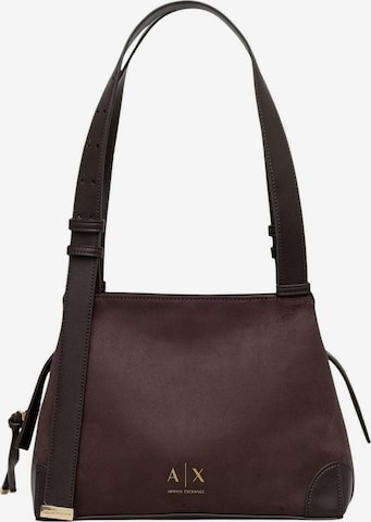 ARMANI EXCHANGE - Bolso de hombro 'XW002604 AF22666' en marrón: frente