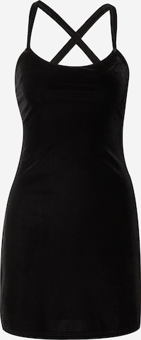 GLAMOROUS Koktejlové šaty – černá: přední strana