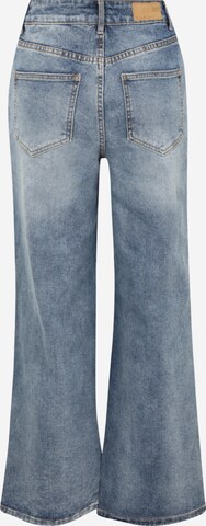 VILA Zvonové kalhoty Džíny 'WIDER' – modrá