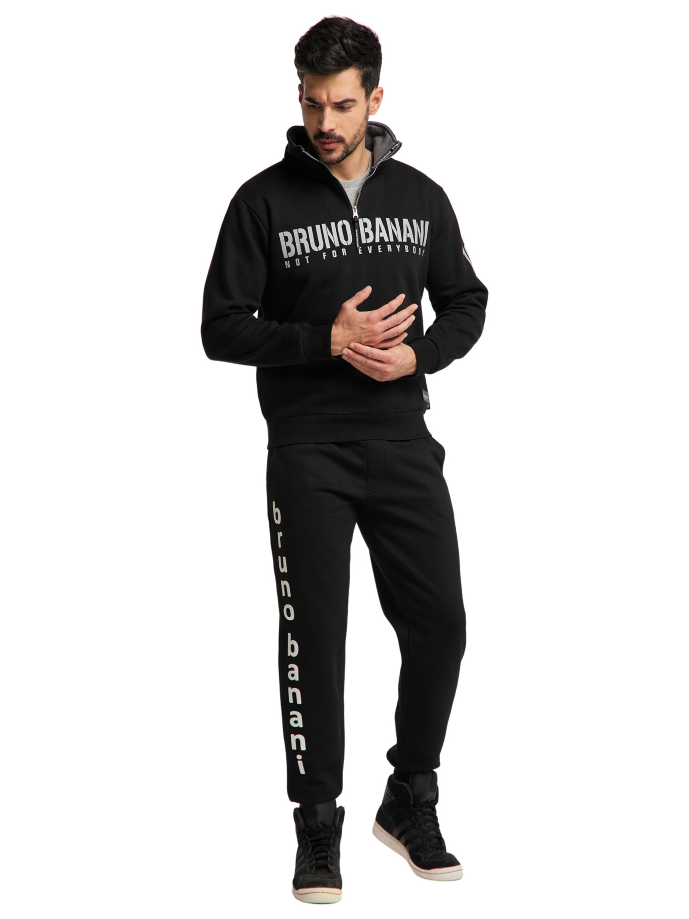 Bruno Banani Sweatshirt 'Andrews' in Black