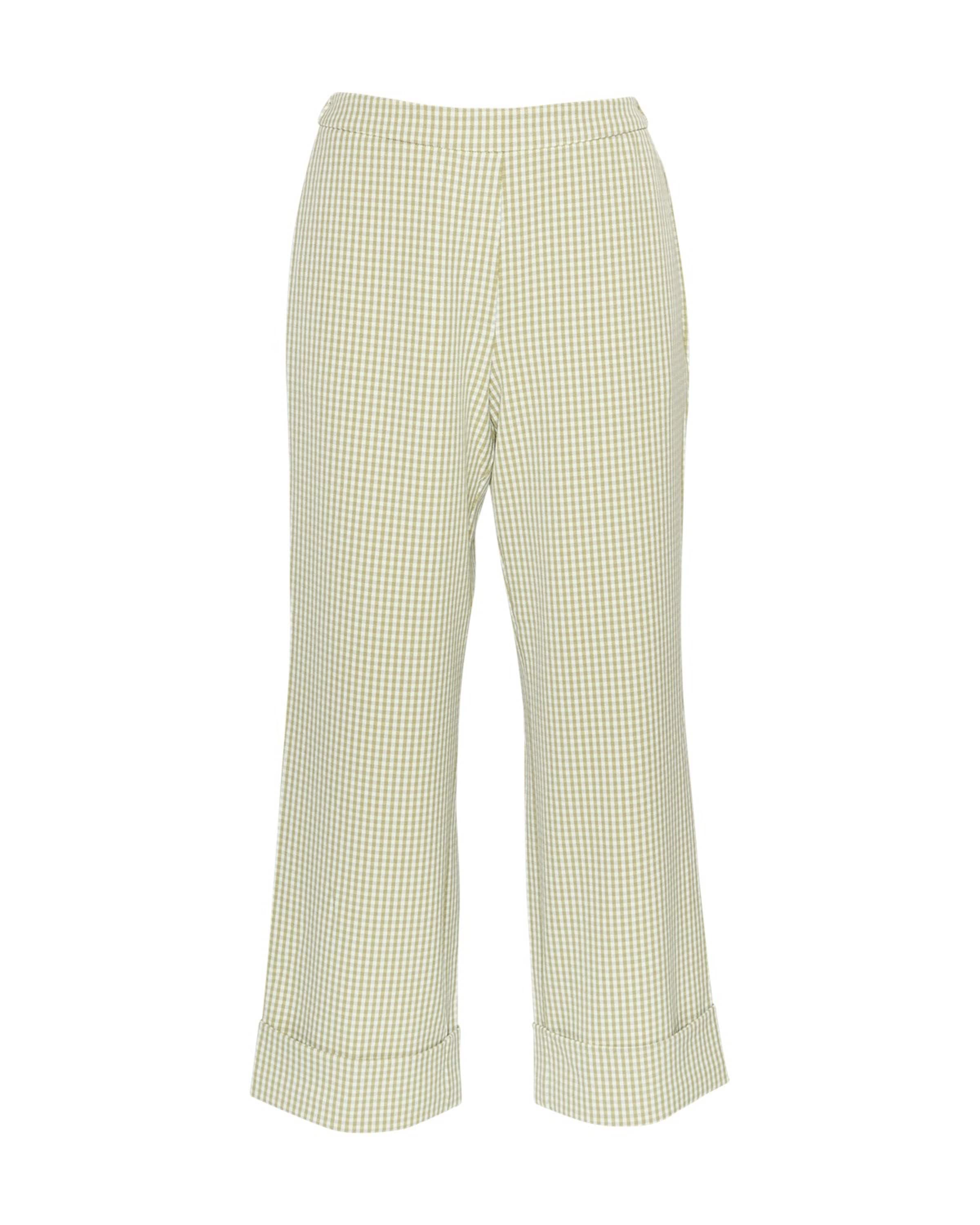 MSCH COPENHAGEN Широка кройка Панталон 'Jerica Jaida' в зелено: отпред