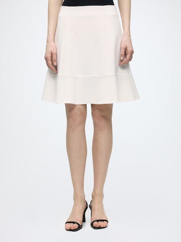 HUGO Kjol 'Rineli' i vit: framsida