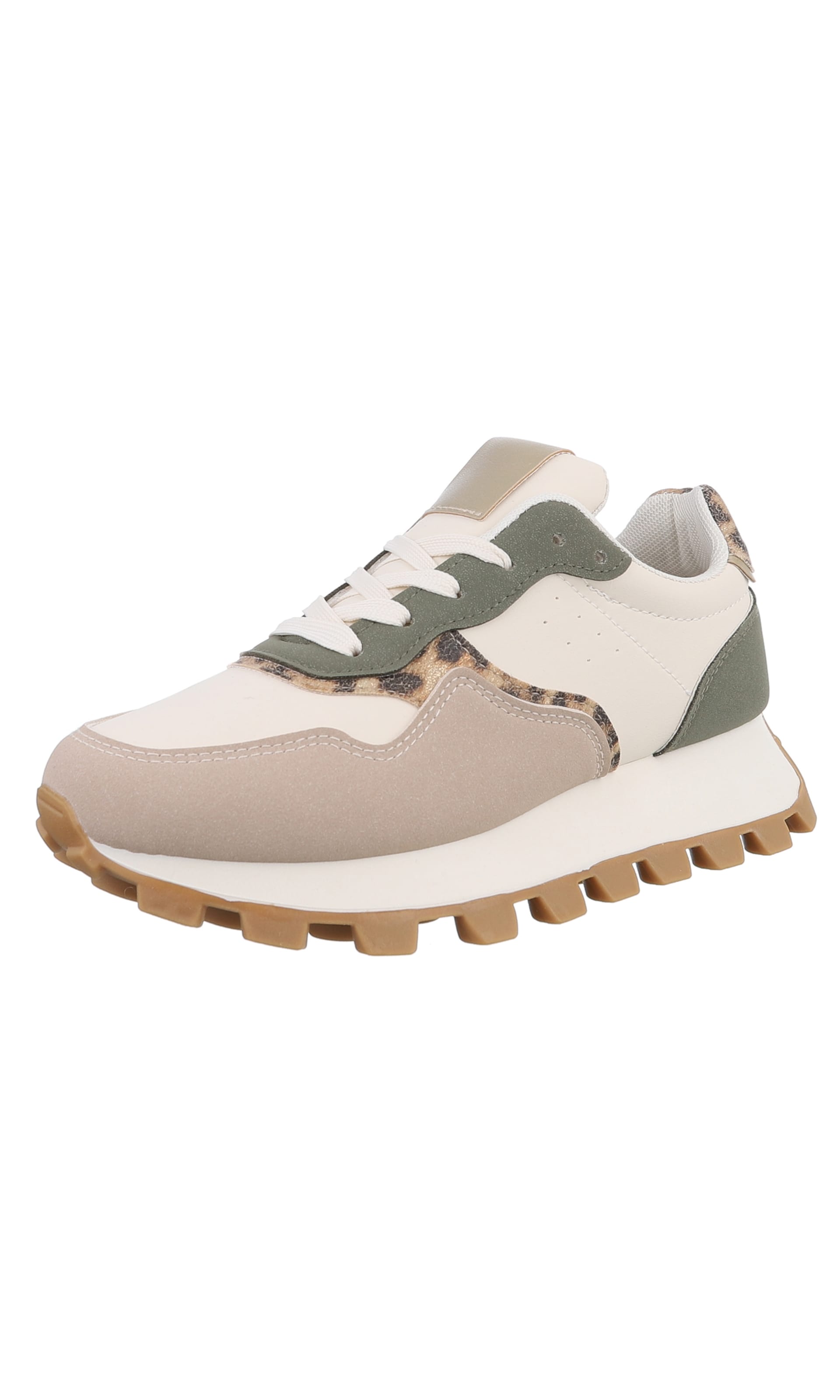 Ital-Design Sneaker in Beige: Vorderseite
