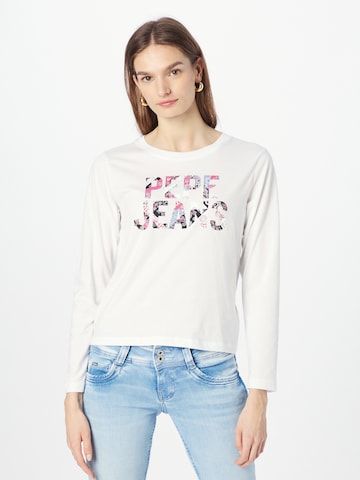 Maglietta 'LUNA' di Pepe Jeans in bianco: frontale