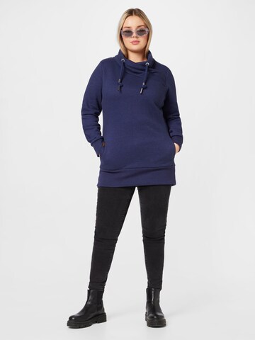 Ragwear Plus Sweatshirt 'Neska' in Blau